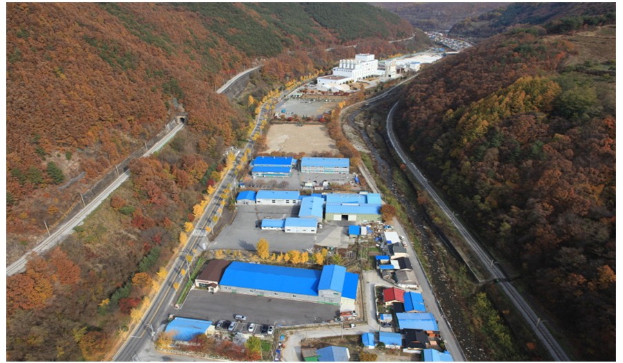 함백 농공단지 전경