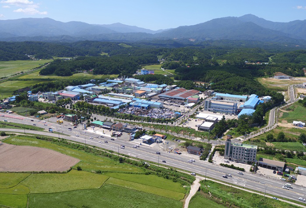 포월 농공단지 전경