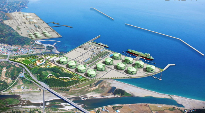 LNG 시설 조감도